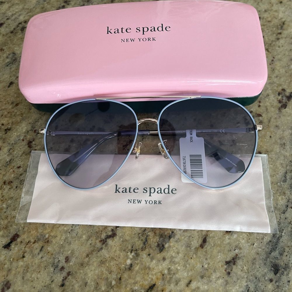 New Kate spade sunglasses 💙 polarized aviator